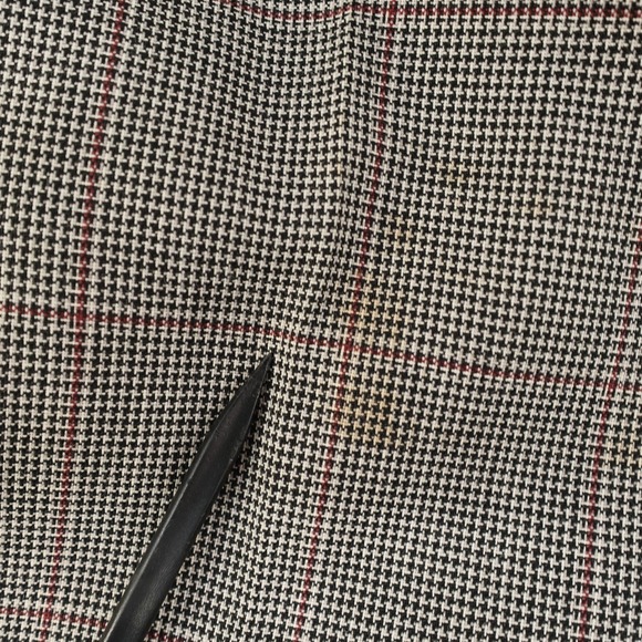 Vintage Christian Dior Monsieur Mens Plaid Two Button Suit Blazer & Pants Flaws - Picture 6 of 16